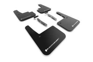 Hyundai Kona N Mud Flaps - Rally Armor - UR, White Logo - Black - `22-`23 Hyundai Kona N Mud Flaps - Rally Armor - UR, White Logo - Black - `22-`23